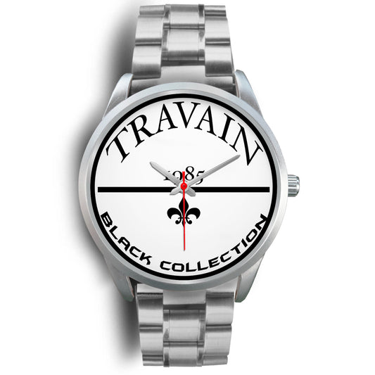 Travain - Black Collection - Silver Watch