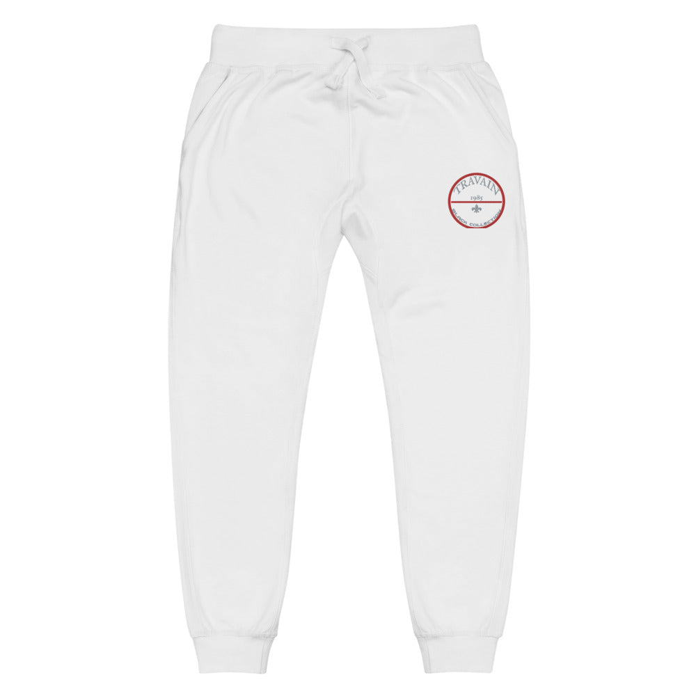 TRAVAIN -Red Light Special (white) sweatpants