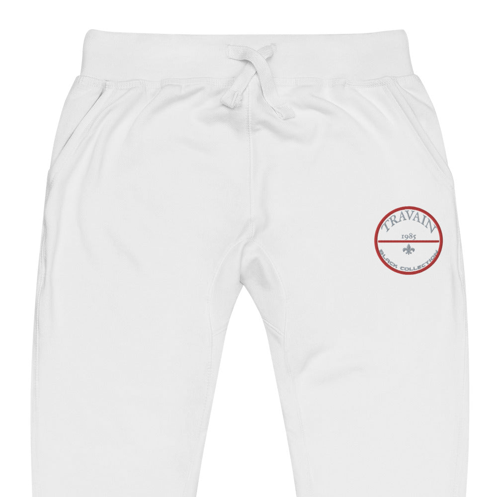 TRAVAIN - Red Light Special (white) sweatpants