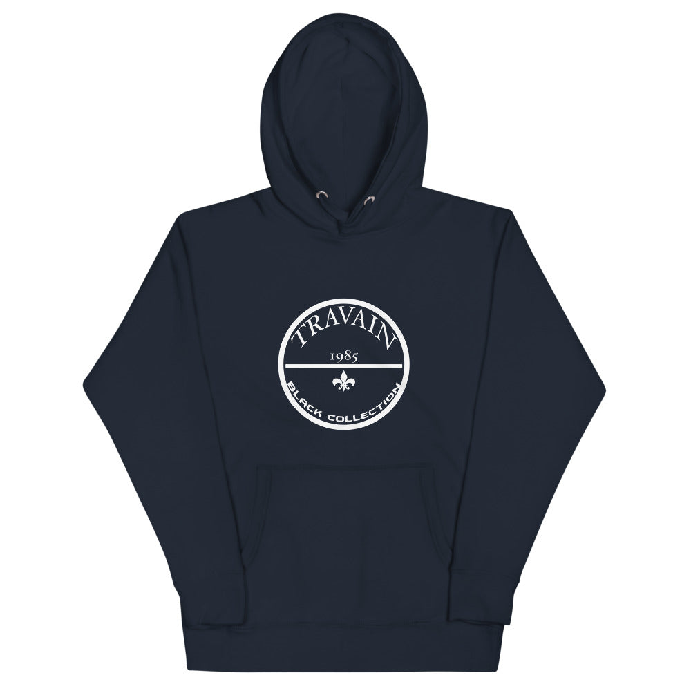 TRAVAIN - Black Collection (white print) Hoodie