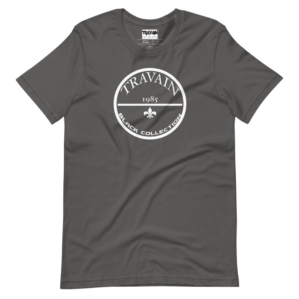 TRAVAIN - Black Collection (white print) t-shirt