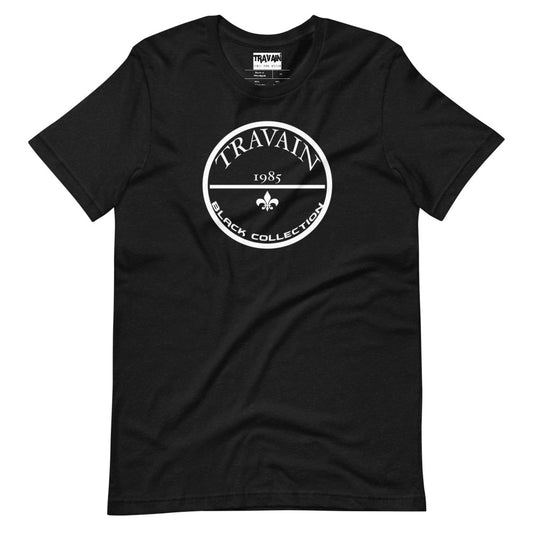 TRAVAIN - Black Collection (white print) t-shirt