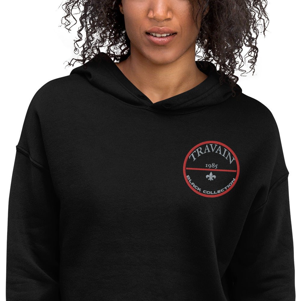 TRAVAIN - Red Light Special - Crop Hoodie